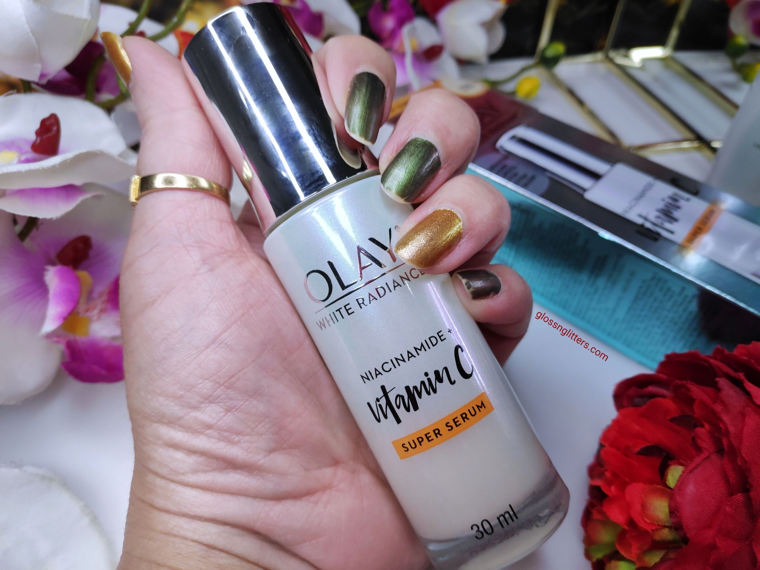 NEW Olay White Radiance Super Serum Niacinamide +Vitamin C Review