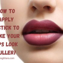 How to apply lipstick to make lips look fuller