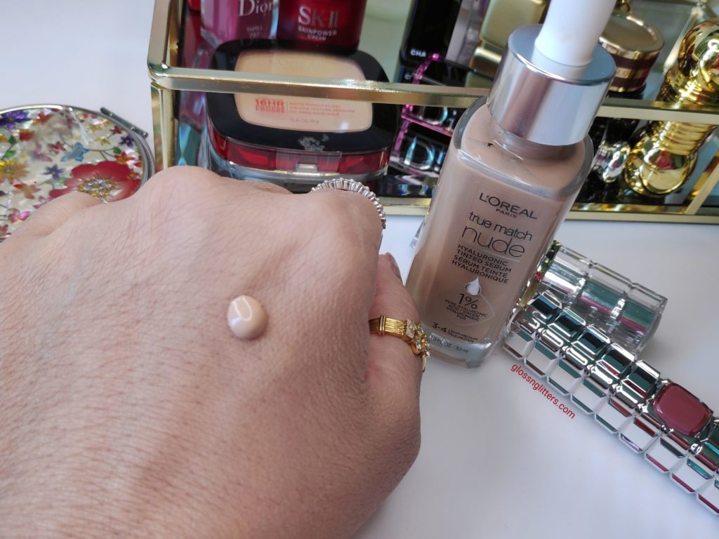 NEW L'Oreal True Match Nude Hyaluronic Tinted Serum Review
