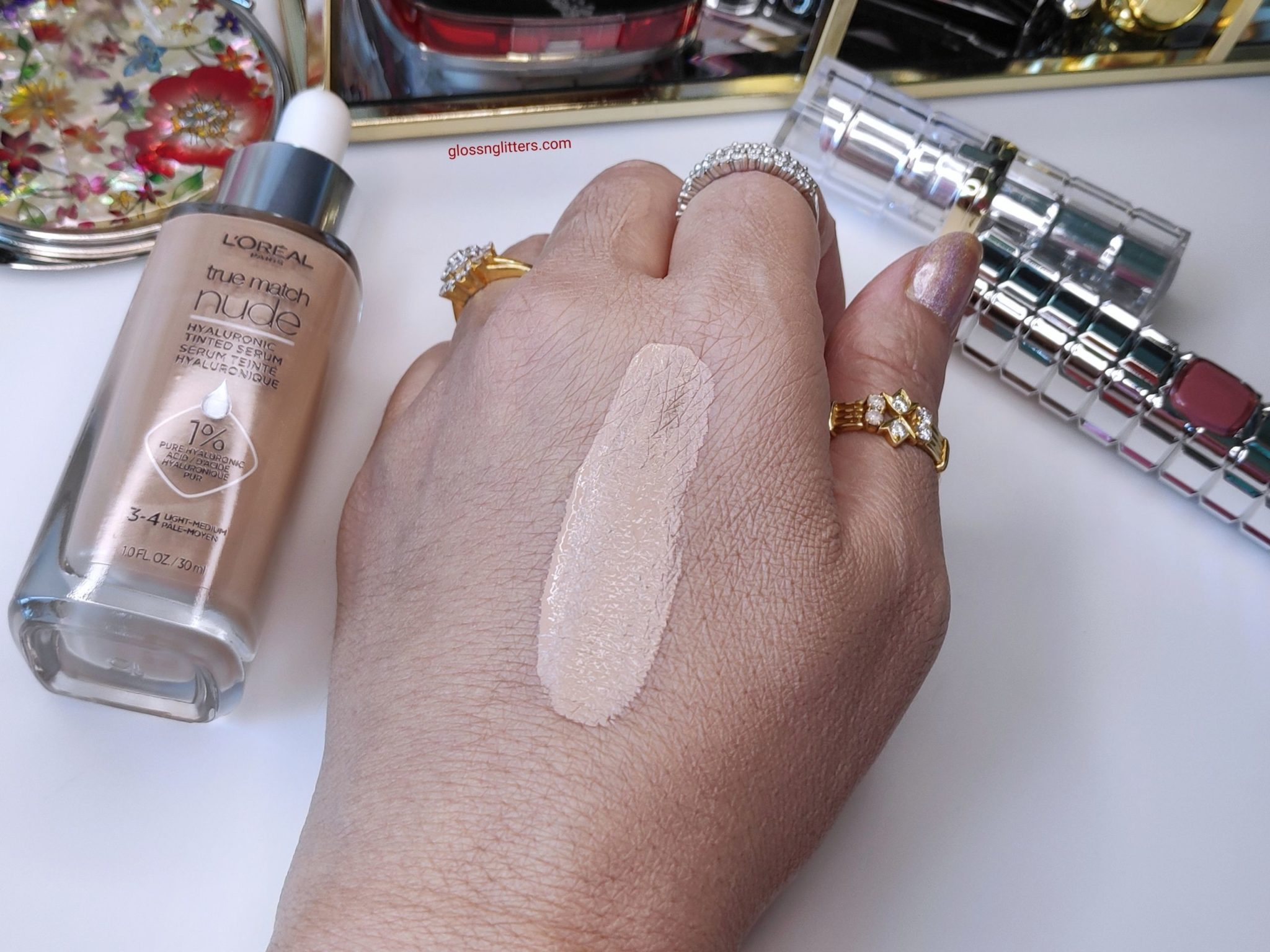 New L Oreal True Match Nude Hyaluronic Tinted Serum Review Glossnglitters