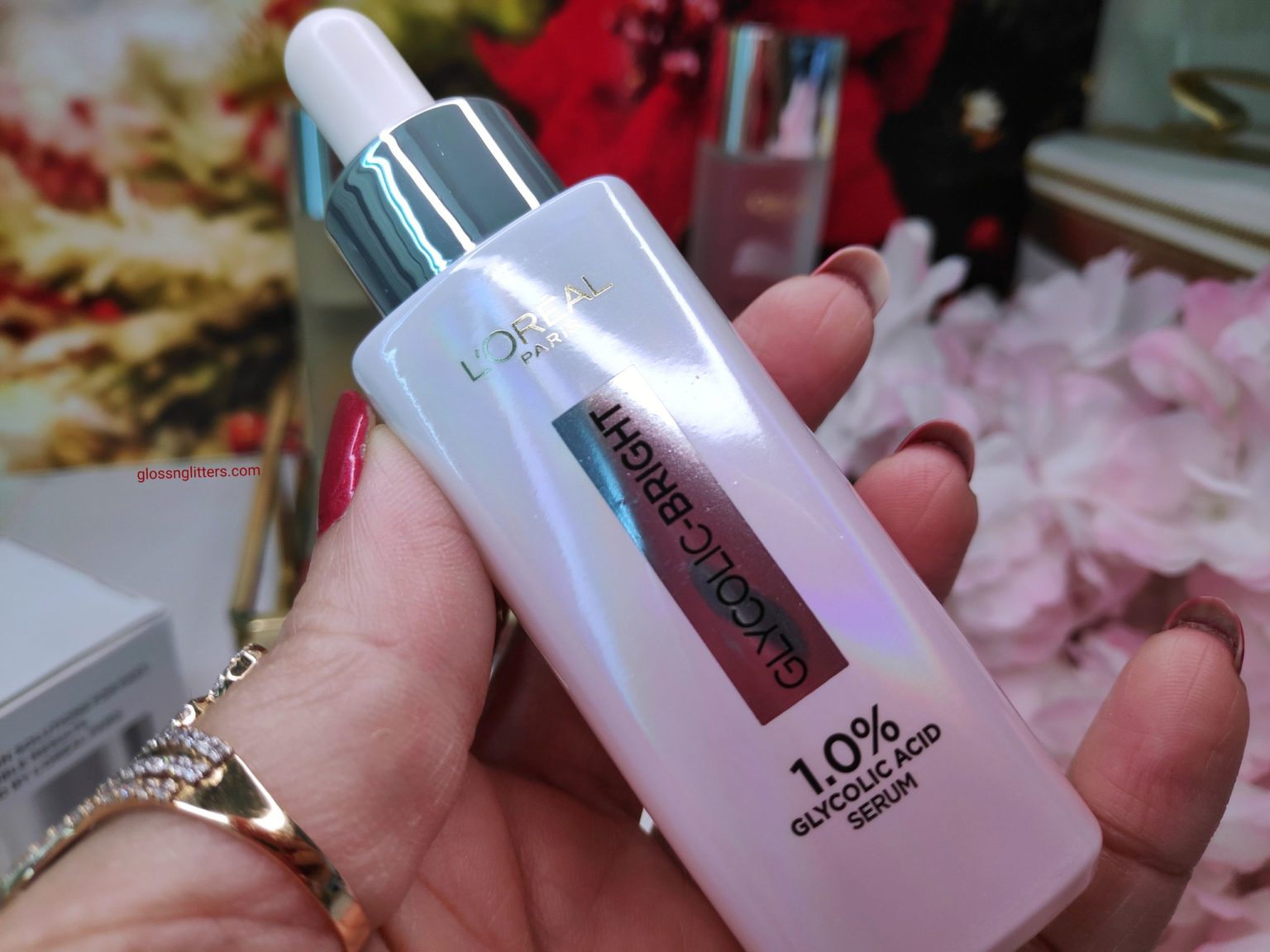 New Loreal Glycolic Bright Instant Glowing Face Serum Review Glossnglitters 8521