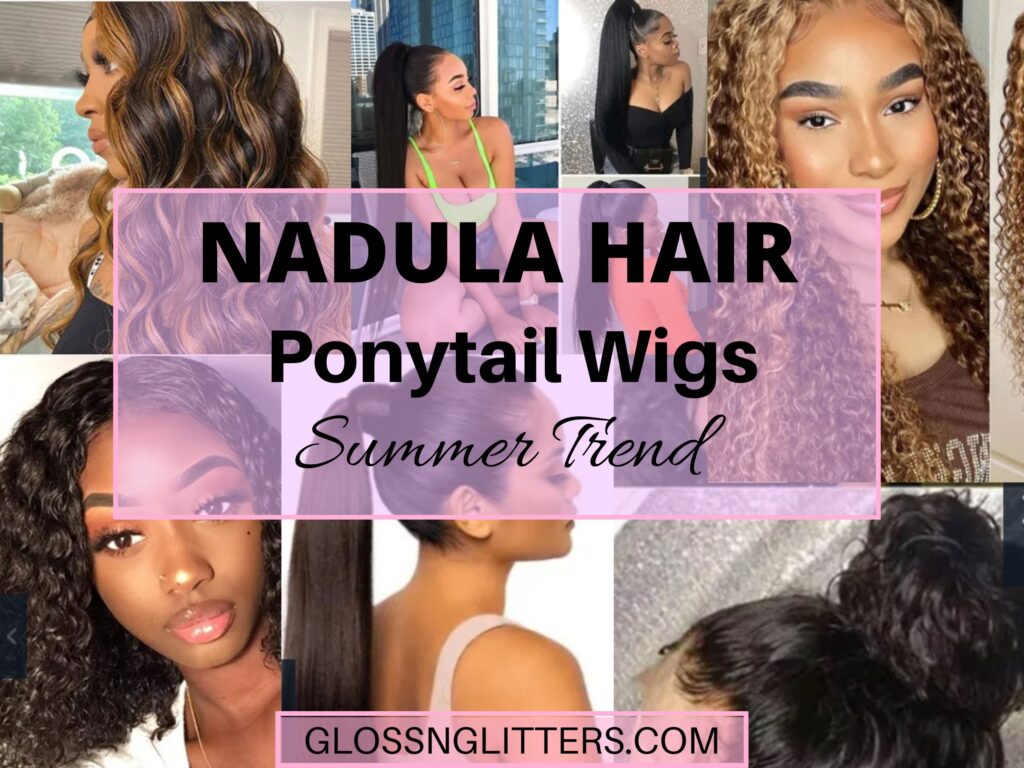 ponytail wigs is the summer hairstyle