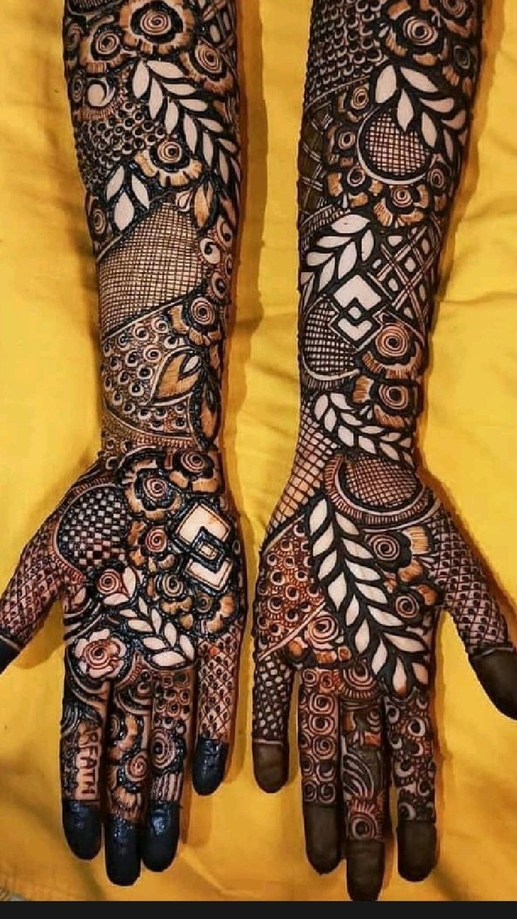 50+ Latest Collection Of Bridal Mehndi Designs - Glossnglitters
