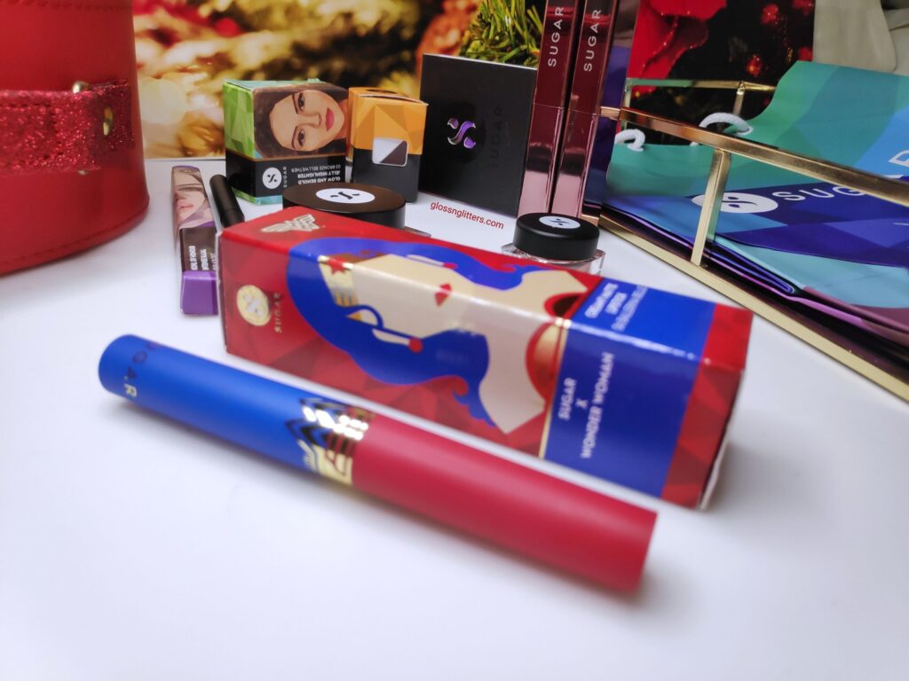 Wonder Woman Creamy Matte Lipstick by Sugar Cosmetics 