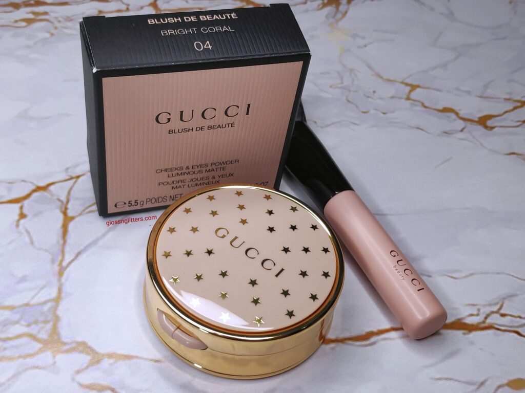 New Gucci Beauty Bright Coral (04) Blush Review