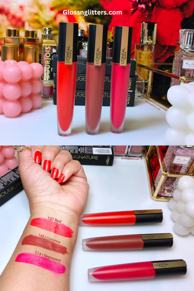 L’Oreal Paris Rouge Signature Matte Liquid Lipstick Review