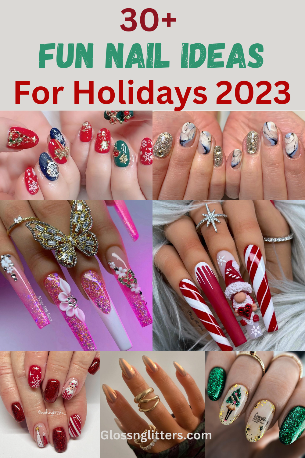 20+ Holiday & New Year's Eve Nails To Rock This Season