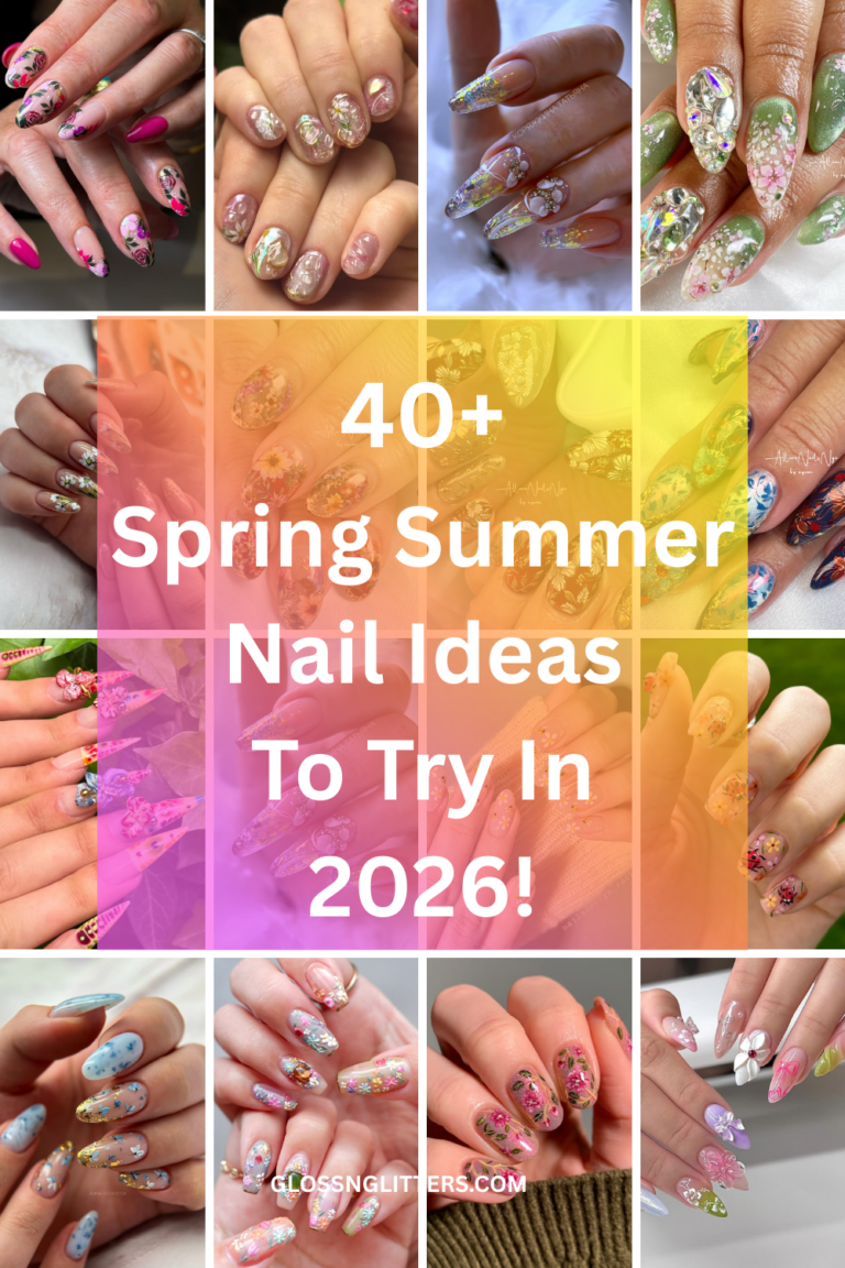 40+ Latest Spring/Summer Nail Ideas For Your Next Manicure - Glossnglitters