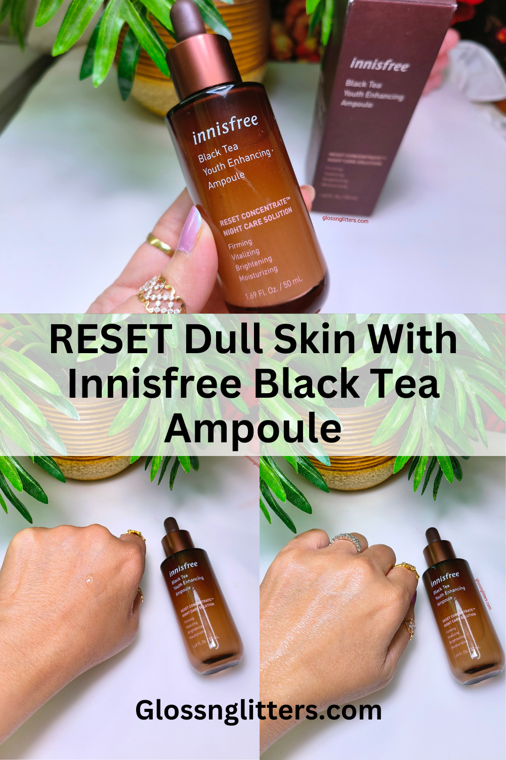 Innisfree Black Tea Youth Enhancing Ampoule Special Set