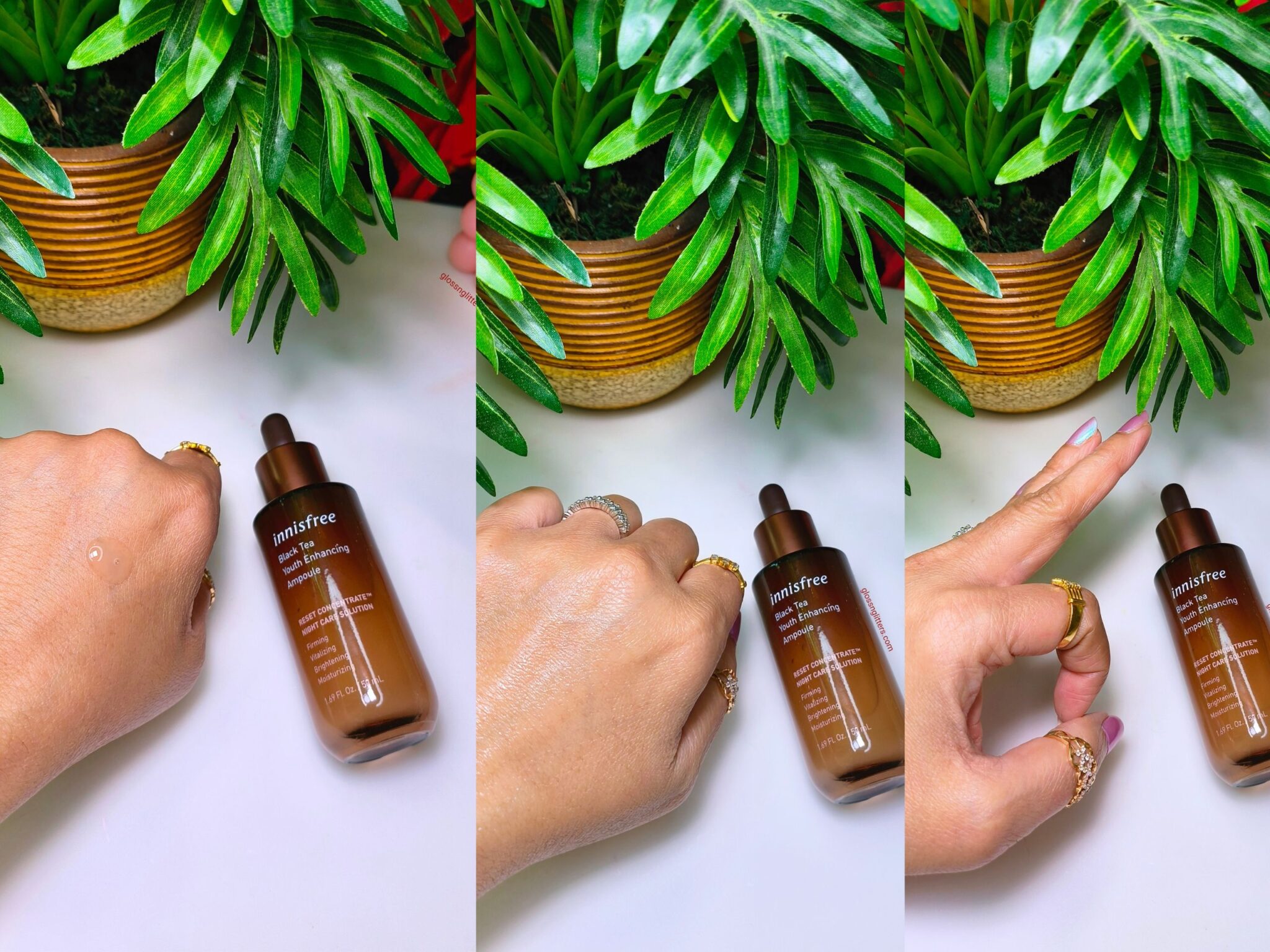Innisfree Black Tea Youth Enhancing Ampoule Special Set main image 1