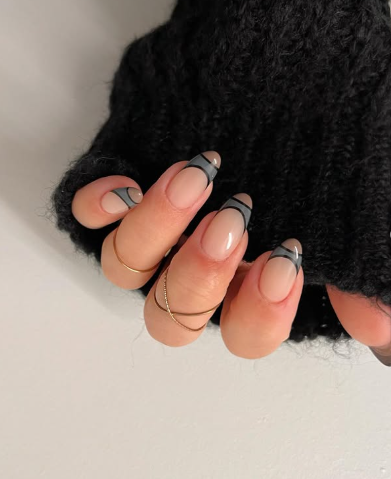 Variations of French Manicure for fall 2025