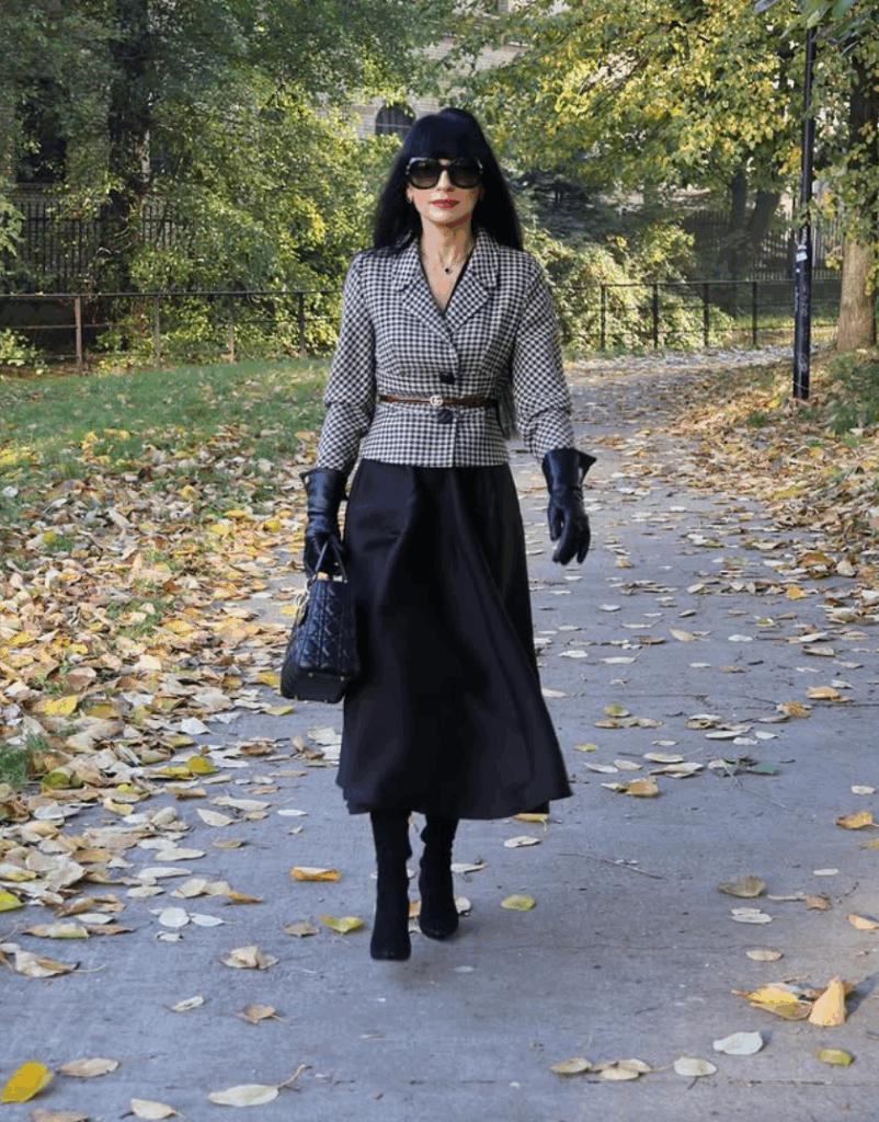 Plaid and houndstooth patterned coats for fall 2025 wardrobe essentials