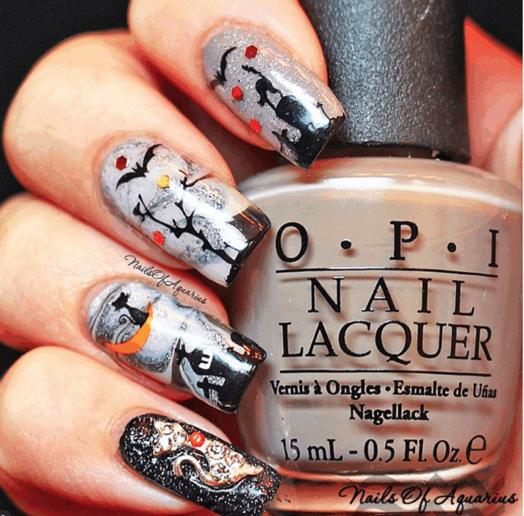 100 latest spooky cute Halloween nail ideas to try in 2025