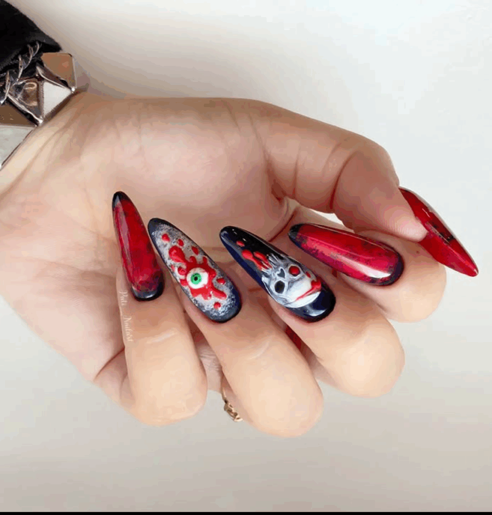 100 latest spooky cute Halloween nail ideas to try in 2025