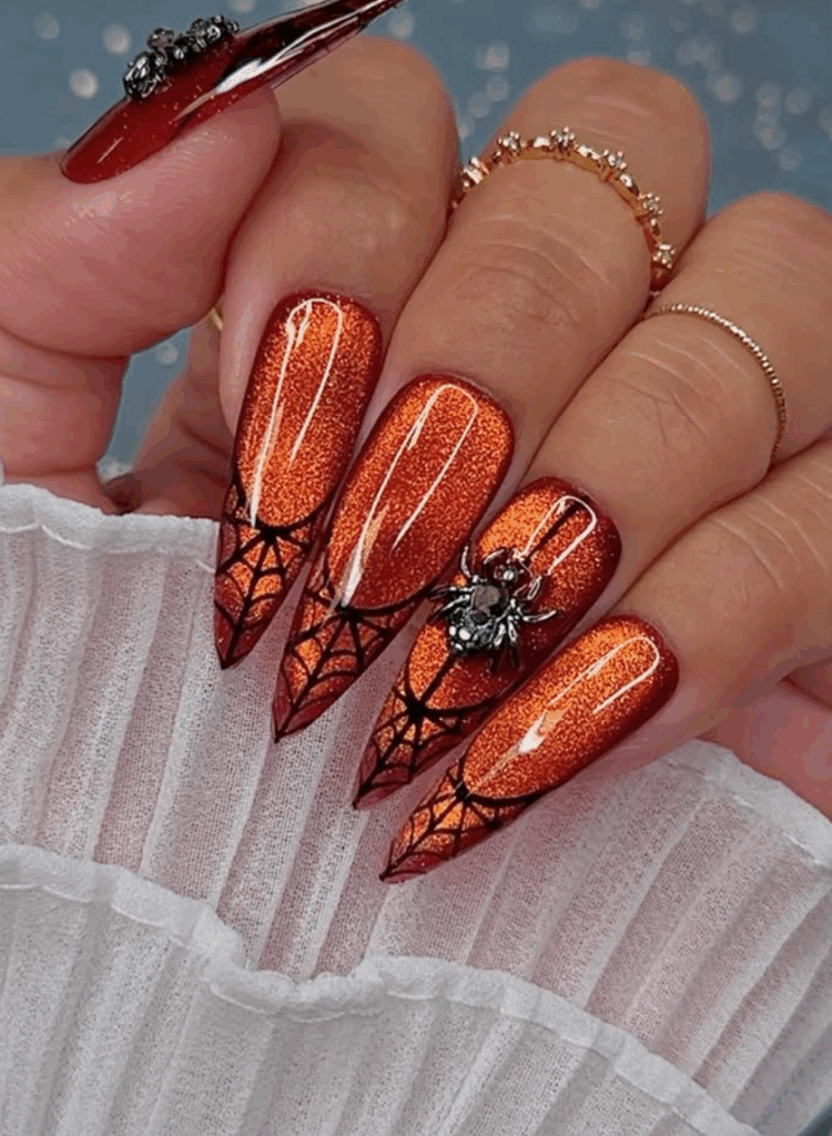 100 latest spooky cute Halloween nail ideas to try in 2025