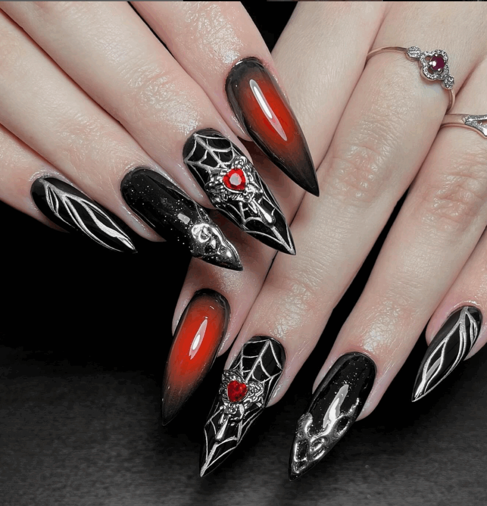 100 latest spooky cute Halloween nail ideas to try in 2025