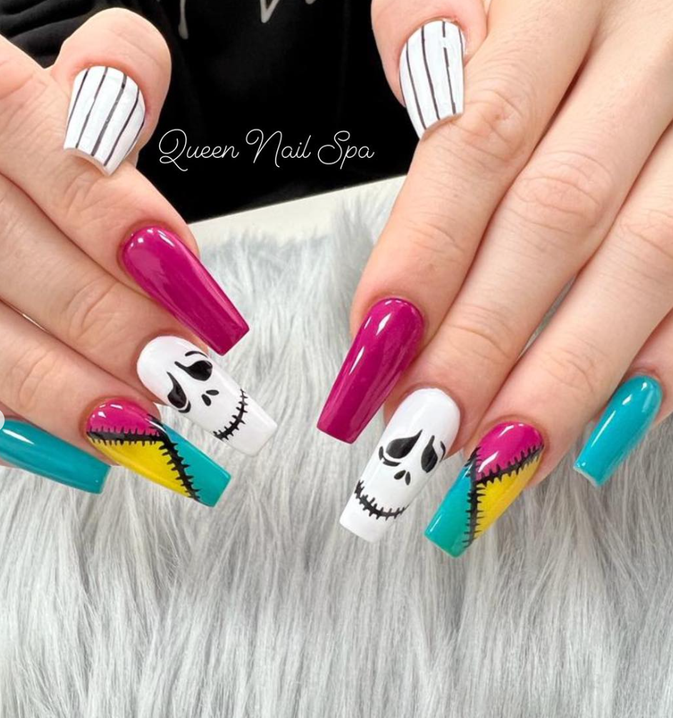 100 latest spooky cute Halloween nail ideas to try in 2025