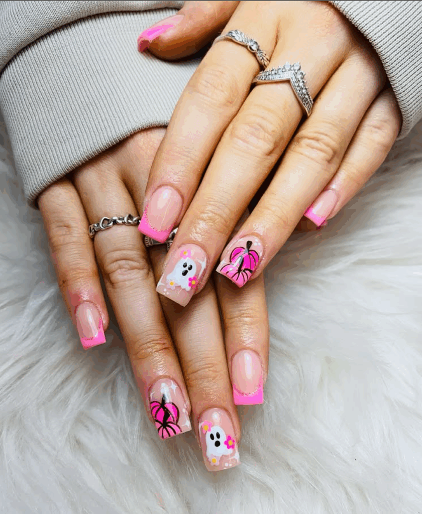 100 latest spooky cute Halloween nail ideas to try in 2025