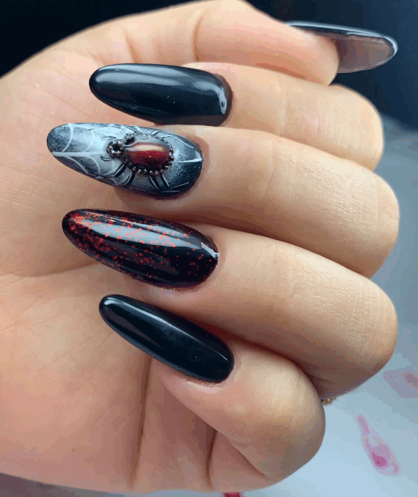 100 latest spooky cute Halloween nail ideas to try in 2025