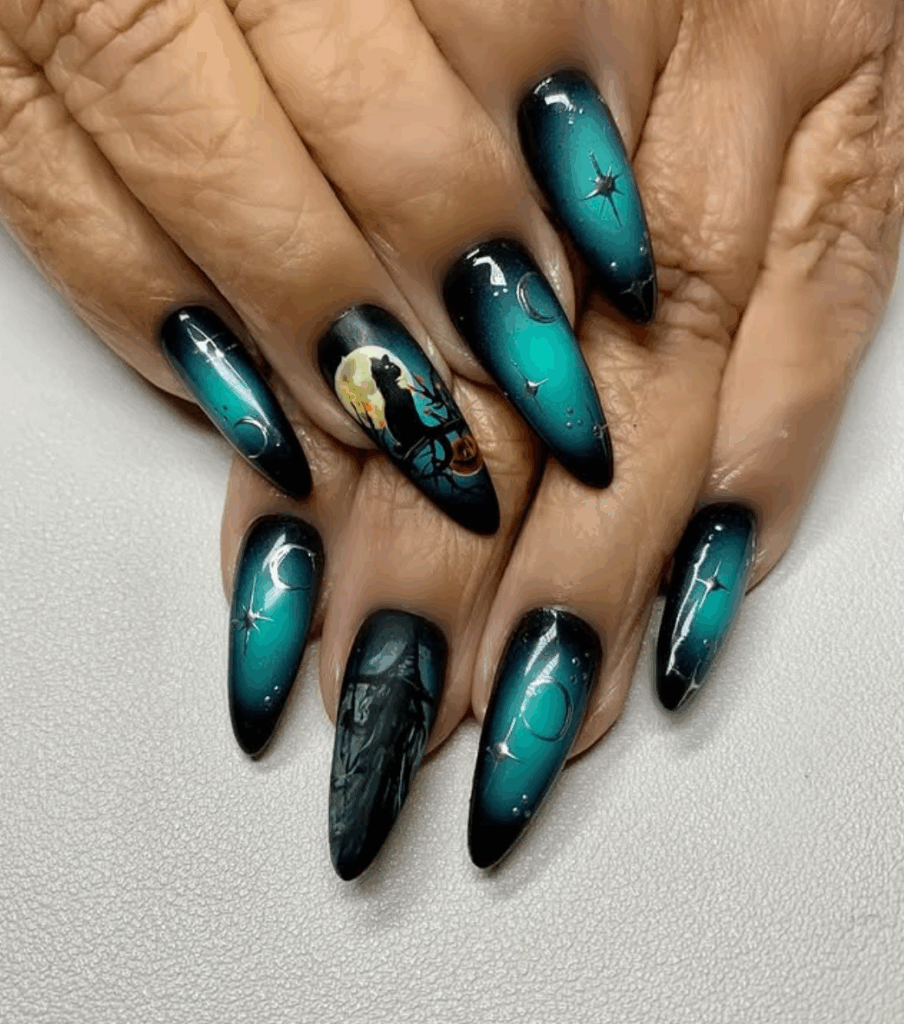 100 latest spooky cute Halloween nail ideas to try in 2025