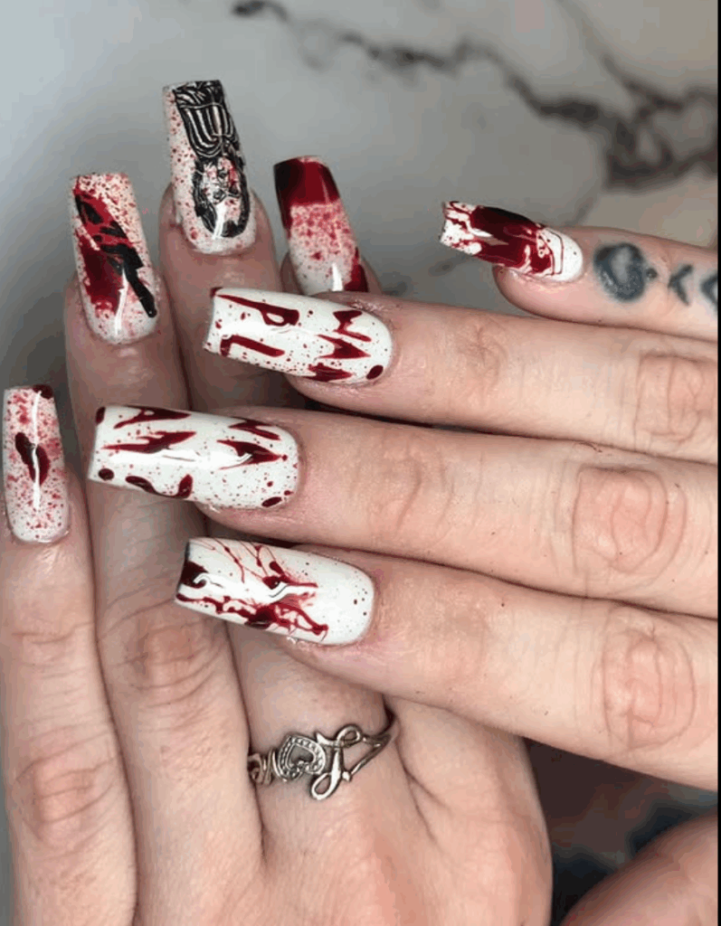 100 latest spooky cute Halloween nail ideas to try in 2025