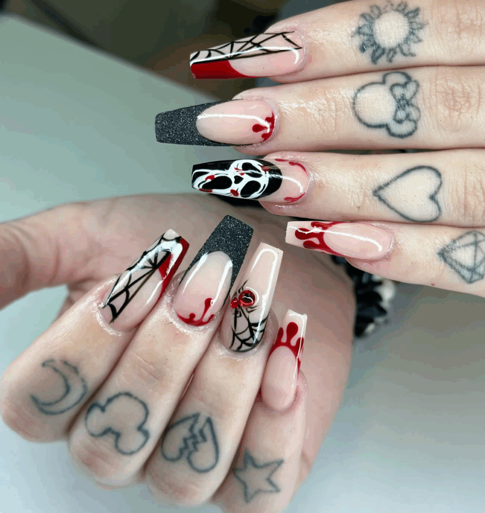 100 latest spooky cute Halloween nail ideas to try in 2025