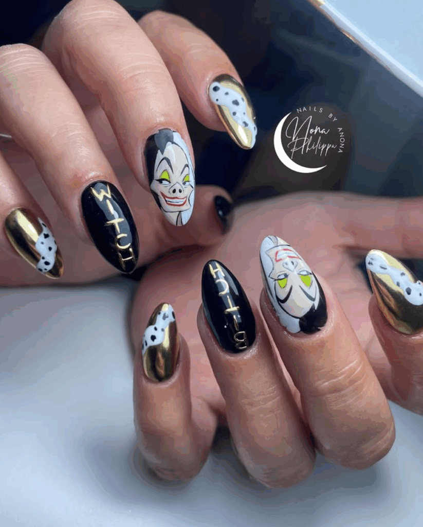 100 latest spooky cute Halloween nail ideas to try in 2025
