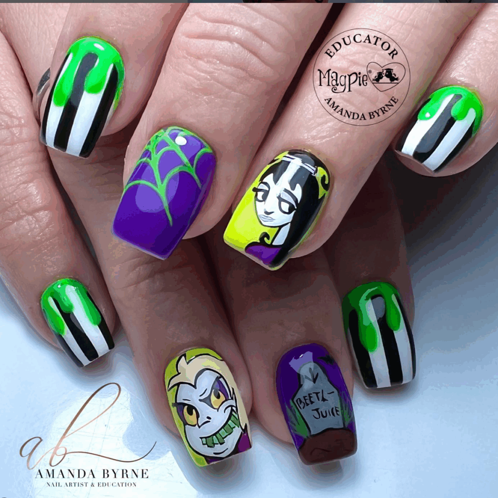 100 latest spooky cute Halloween nail ideas to try in 2025