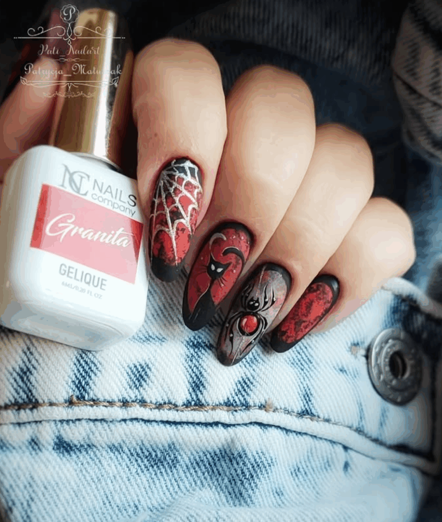 100 latest spooky cute Halloween nail ideas to try in 2025