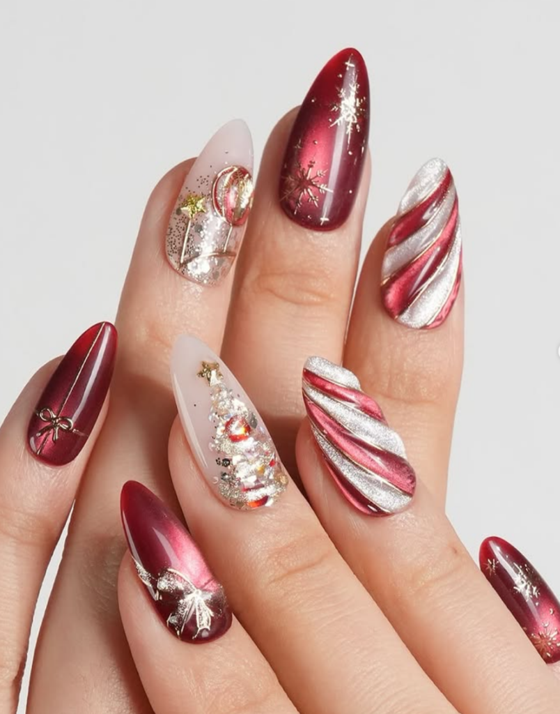 Latest Trends In Christmas Nails