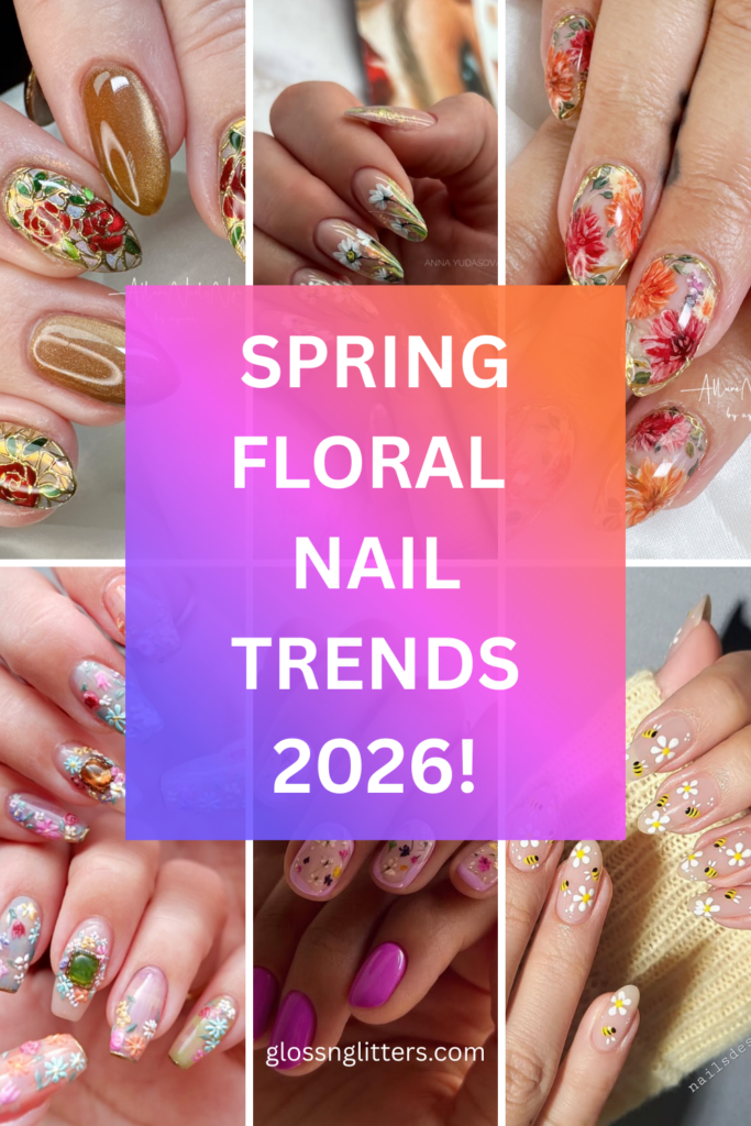 Floral Nail Art Trends 2026 New Designs to explore