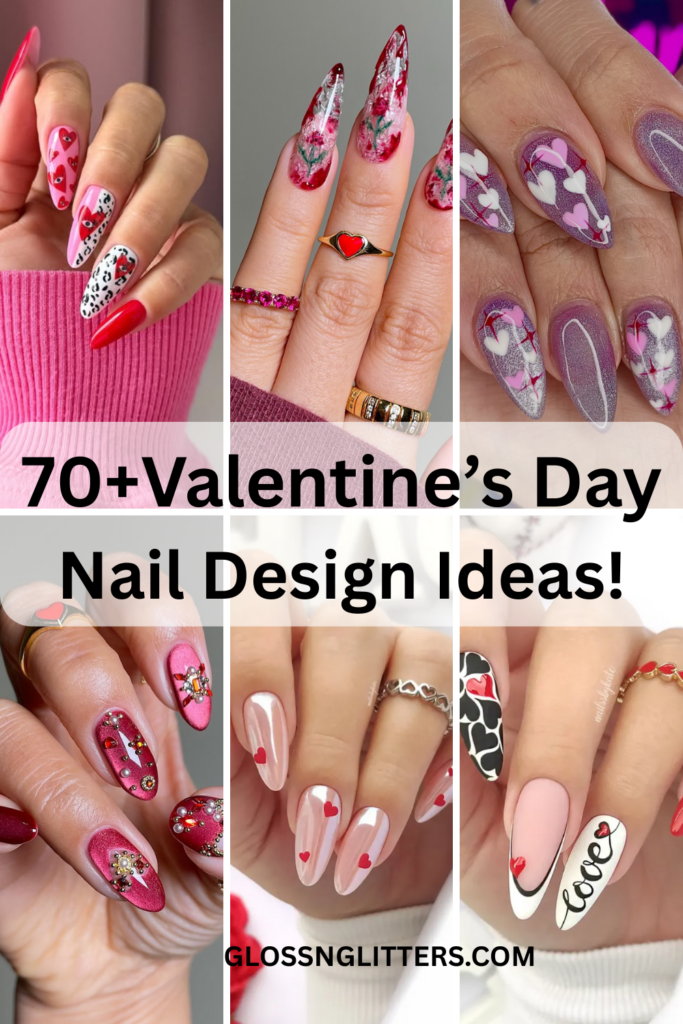 100+ Valentine's Day Nail Design Ideas to fall in love 